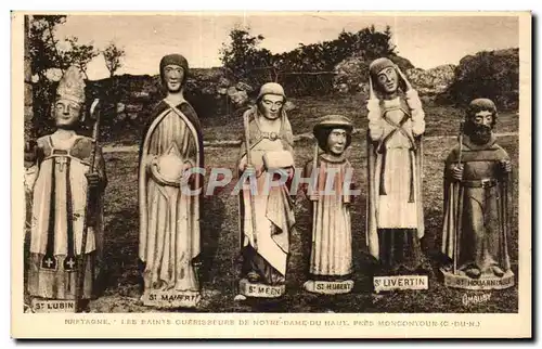 Cartes postales Bretagne Les Saints Guerisseurs De Notre Dame Du Haut Pres Moncontour