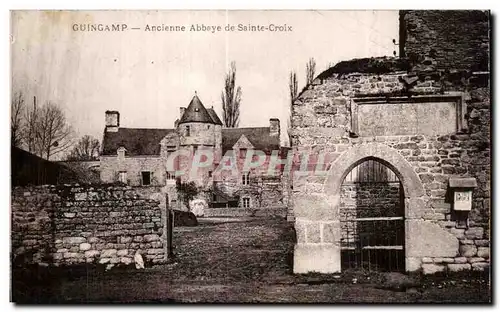 Ansichtskarte AK Guingamp Ancienne Abbaye de Sainte Croix