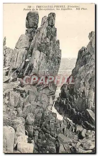 Ansichtskarte AK Tregastel Primel (Finistere) Pointe de la Decapitation les Aiguilles