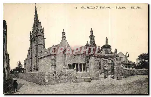 Cartes postales Gumiliau (Finistere) L Eglise