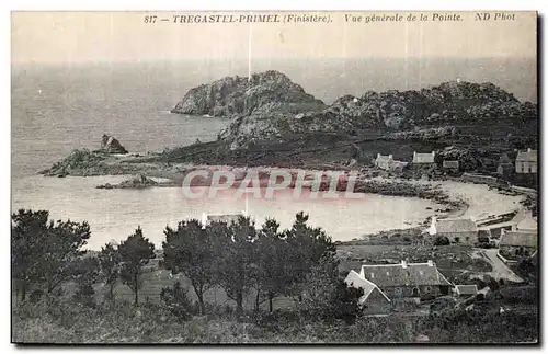 Ansichtskarte AK Tregastel Primel (Finistere) Vue generale de la Pointe