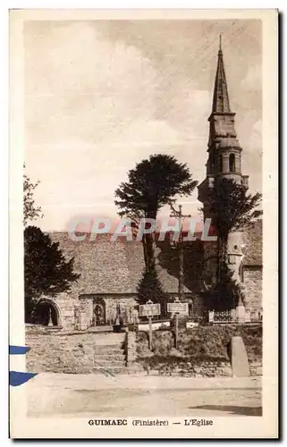 Ansichtskarte AK Guimaec (Finistere) L Eglise