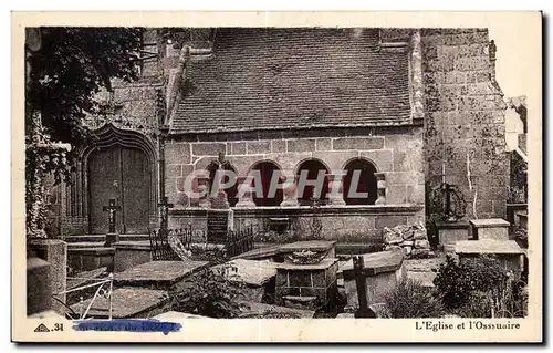 Cartes postales SAint Jean du Doigt L Eglise et I Ossuaire