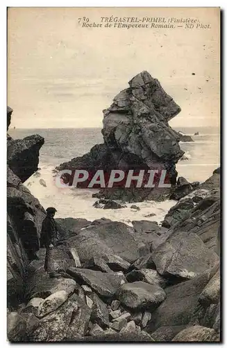 Cartes postales Tregastel Primel (Finistere) Rocher de I Empereux Romain