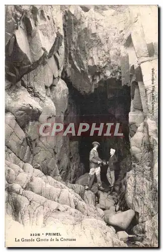 Cartes postales Primel La Grande Grotte de la Crevasse