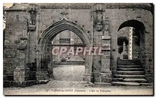 Ansichtskarte AK St Jean du Doigt (Finistere) L Arc de Triomphe