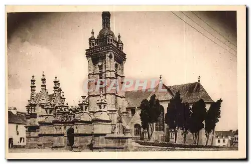 Cartes postales Bretagne St Thegonnec (Finistere) L Eglise