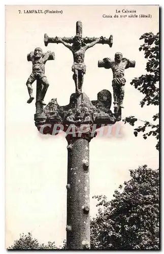 Cartes postales Lampaul (Finistere) Le Calvaire Croix du