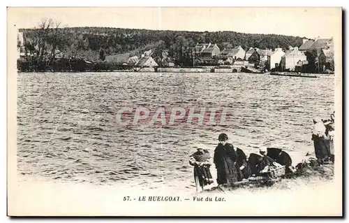 Cartes postales Le Huelgoat Vue du Lac Enfants