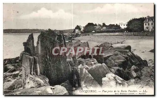 Cartes postales Locquirec Vue prise de la Roche Perchee