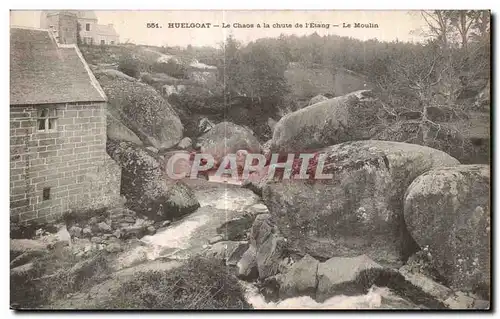 Ansichtskarte AK Huelgoat Le Chaos a la chute de I Etang Le Moulin