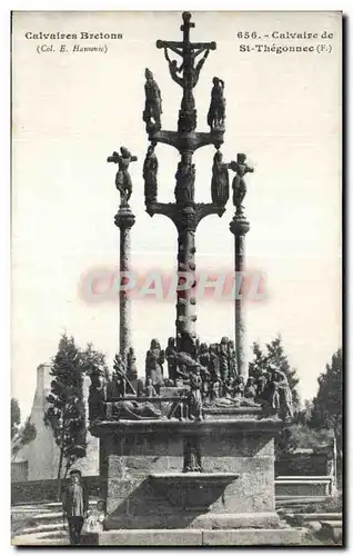 Cartes postales Calvaires Bretons Calvaire de St Thegonnec