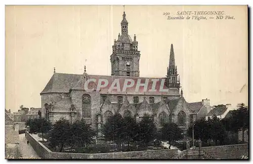 Ansichtskarte AK Saint Thegonnec Ensemble de I Eglise