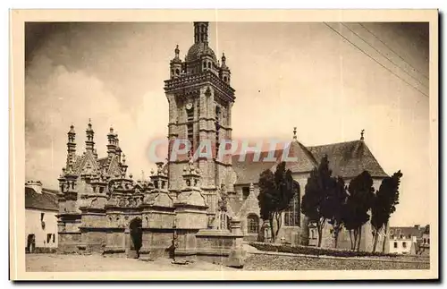 Cartes postales Bretagne St Thegonnec (Finistere) L Eglise