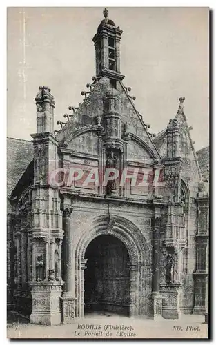 Ansichtskarte AK Bodilis Le Portail de L Eglise