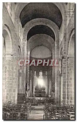 Ansichtskarte AK Loctudy Interieur de l eglise