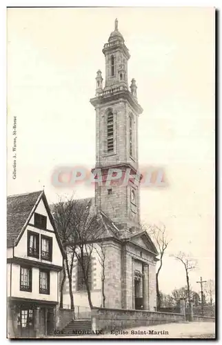 Cartes postales Morlaix Eglise Saint Martin