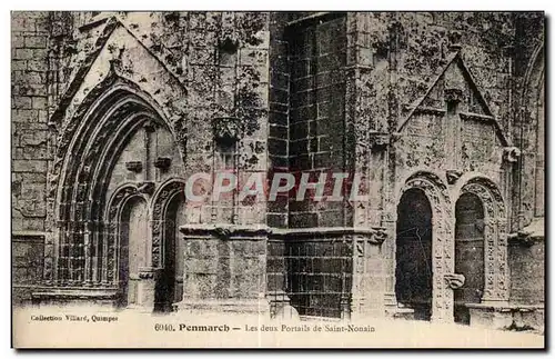 Cartes postales Penmarch Les deux Portails de Saint Nonain