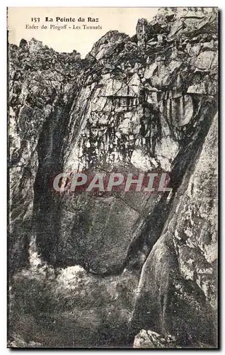 Ansichtskarte AK La Pointe du Raz Enfer de Piogoff Les Tunnels