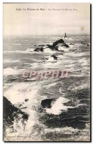 Ansichtskarte AK La Pointe du Raz Les courants du Raz de Sein