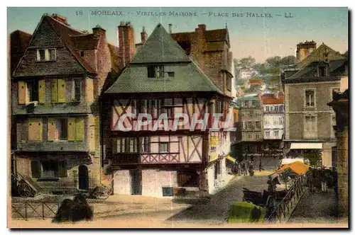 Cartes postales Morlaix Vieilles Maisons Plage Des Halles