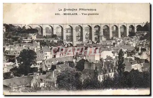 Cartes postales La Bretagne Pittoresque Morlaix Vue generale