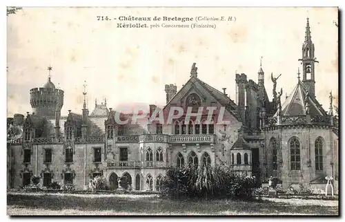 Cartes postales Chateaux de Bretagne Keviollet pres Concarneau (Finistere)