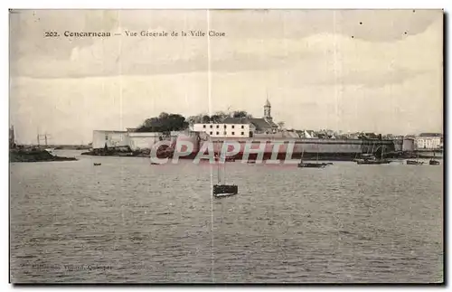 Cartes postales Concarneau Vue Generale de la Ville Close