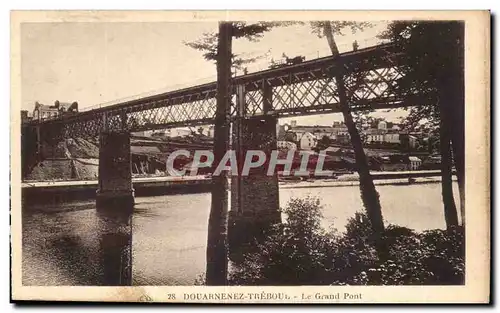 Ansichtskarte AK Douarnenez Treboul Le Grand Pont