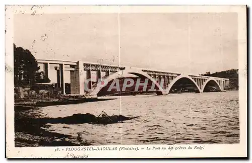 Cartes postales Plougastel Daoulas (Finistere) Le Pont vu des greves du Rody