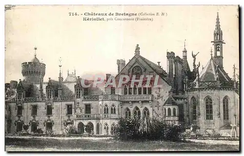 Ansichtskarte AK Chateau de Bretagne Keriollet pres Concarneau (Finistere)