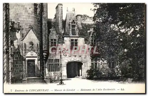 Ansichtskarte AK Environs de Concarneau Manoir de Keriolet Boliments de I Aire Occidentale