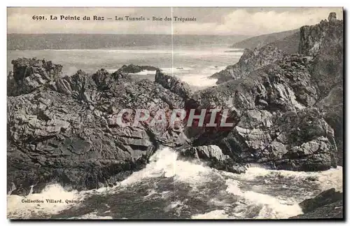 Ansichtskarte AK La Pointe du Raz Les Tunnels Baie des Trepasses