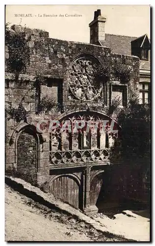 Cartes postales Morlaix La Fontaine des Carmelites