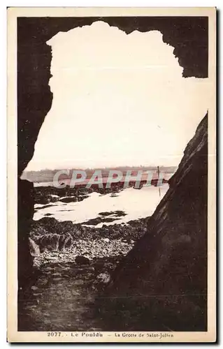 Cartes postales Le Pouldu La Grotte de Saint Julien