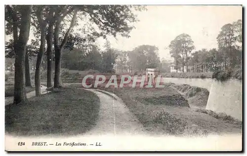 Cartes postales Brest Les Fortifications