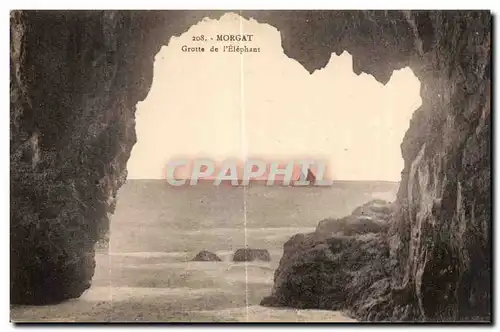 Cartes postales Morgat Grotte de l Elephant