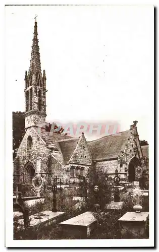 Ansichtskarte AK Saint Nic (Finistere) L Eglise