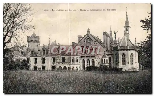 Ansichtskarte AK Le Chateau de Keriolet Musee departemental du Finistere