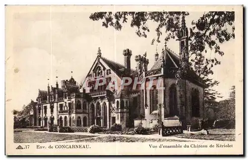 Cartes postales Env de Concarneau Vue d ensemble du Chateau de Keriolet