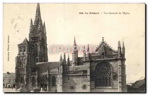 Cartes postales Le Folgoet Vue Generale de l Eglise