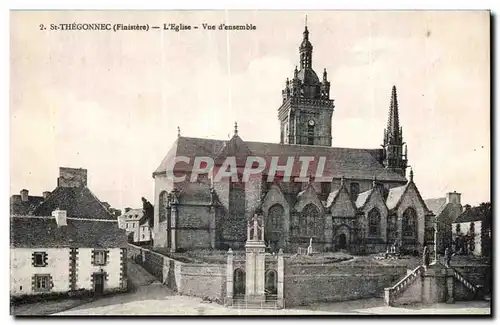 Ansichtskarte AK St Thegonnec(Finistere) L Eglise Vue d ensemble