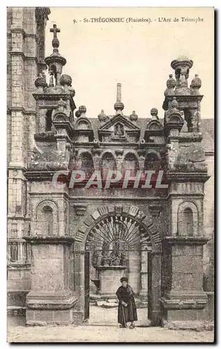 Cartes postales St Thegonnec(Finistere) L Are de Triomphe