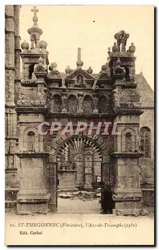 Cartes postales St Thegonnec (Finistere) l Arc de Triomphe