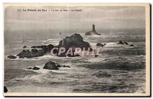 Ansichtskarte AK La Pointe du Raz La Raz de Sein Les Recifs