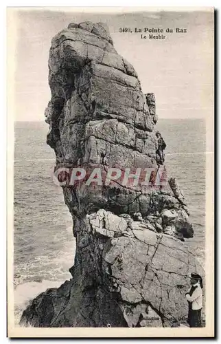 Ansichtskarte AK La Pointe du Raz Le Menhir