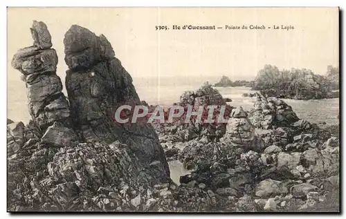 Cartes postales Ile d Ouessant Pointe du Creach Le Lapin