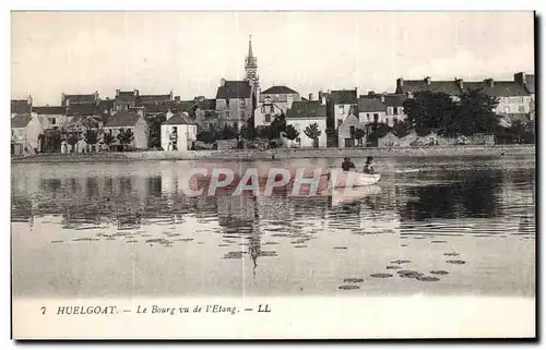 Ansichtskarte AK Huelgoat Le Bourg vu de I Etang