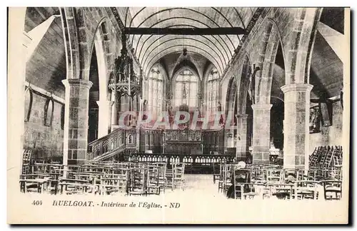 Cartes postales Huelgoat Interieur de I Eglise