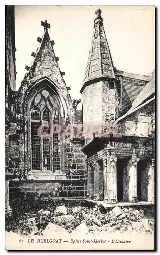 Cartes postales Le Huelgoat Eglise Saint Herbot L Ossuaire